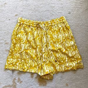 ANTHROPOLOGY silky high waisted printed shorts sm